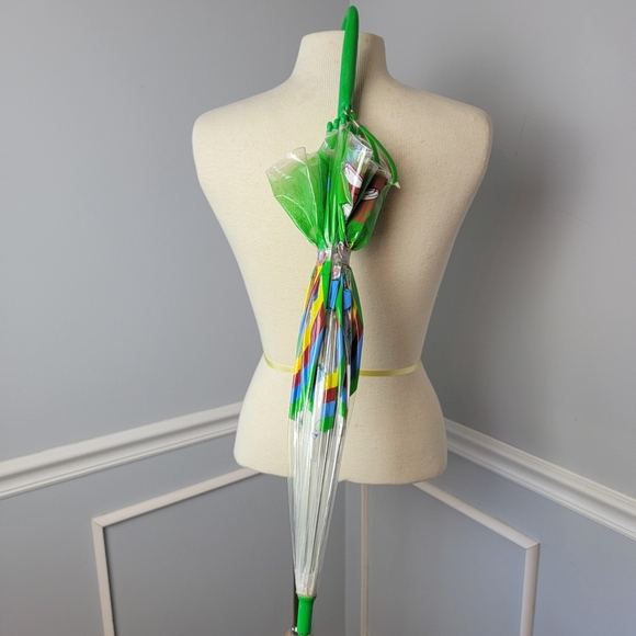 WHO FRAMED ROGER RABBIT Disney Clear Vinyl Graphic Child's Collectible Umbrella - Picture 9 of 11